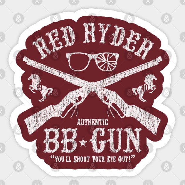 RED RYDER BB GUN Sticker by garnkay